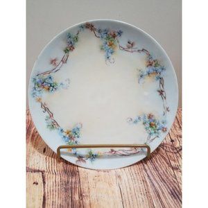 Thomas Sevres Bavaria Plate Hand Painted Wildflowers